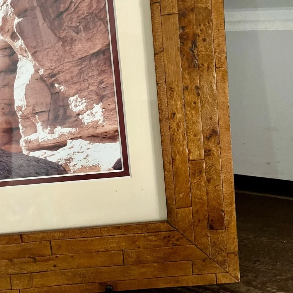 Rustic Brown Wooden Picture Frame 15/18 inch